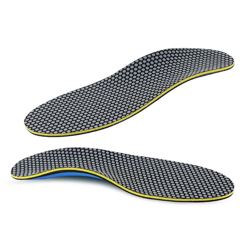 Orthopädische Einlegesohle mit Fußgewölbestütze für Plattfüße Innen Außen Achter-Design Herren Damen Sportschuh-Einlegesohlen