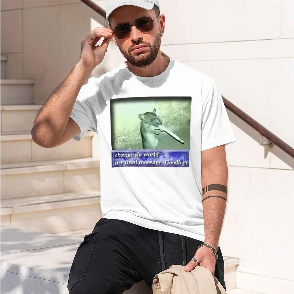 New Arrival Unisexs Tee Shirt Tshirts Unisex Tshirt For Unisex Change Da World My Final Message Goodb Ye Fun Mouse Pattern 71032 2026 N