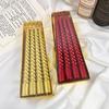Color Thread Home Decor Dip Gold Silver White Holiday Wedding Candle