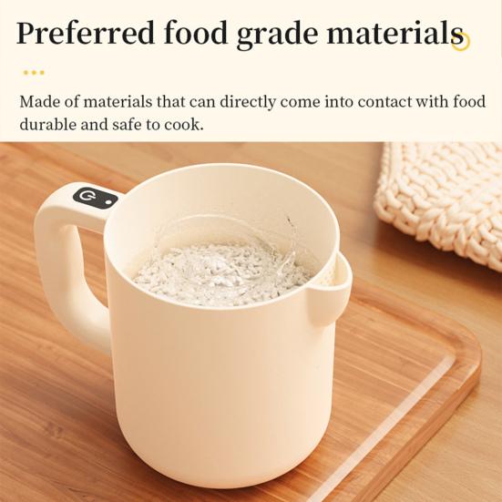 Electric Handheld Mixer Rechargeable Egg Beater Rice Washer Mixing Bowl 1L Multipurpose Baking Tool for Mixing Whipping