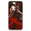 For Meizu M6 M5 M6S M5S M2 M3 M3S NOTE MX6 M6t 6 5 Pro Plus U20 Soft TPU Phone Cover Red The Spanish Dancer Flamenco Art