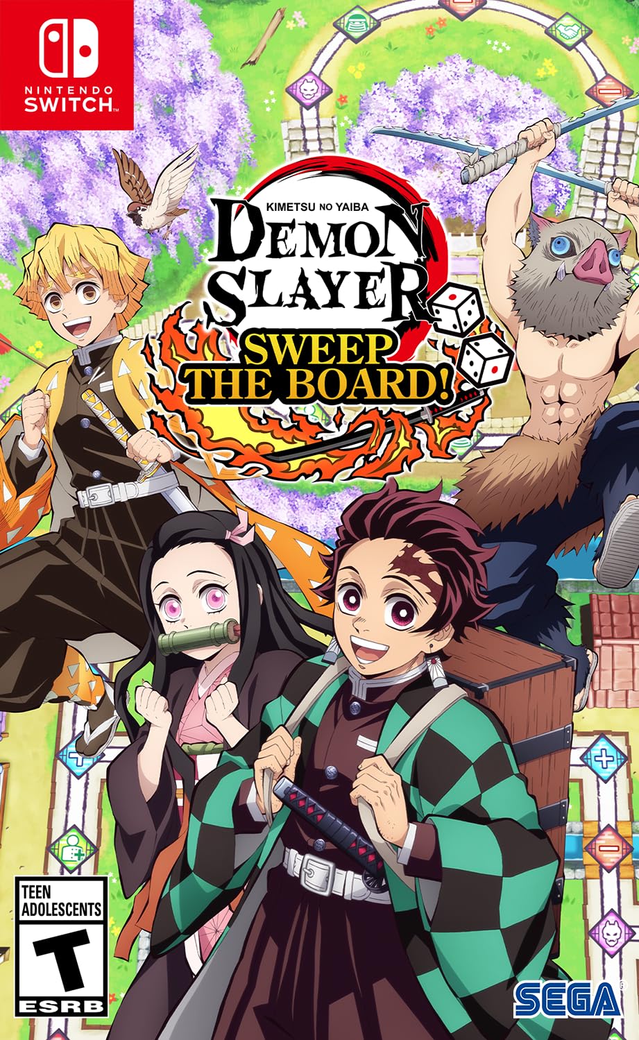 Demon No the North Switch Slayer-Kimetsu Yaiba-Sweep Board! (Import version America) –