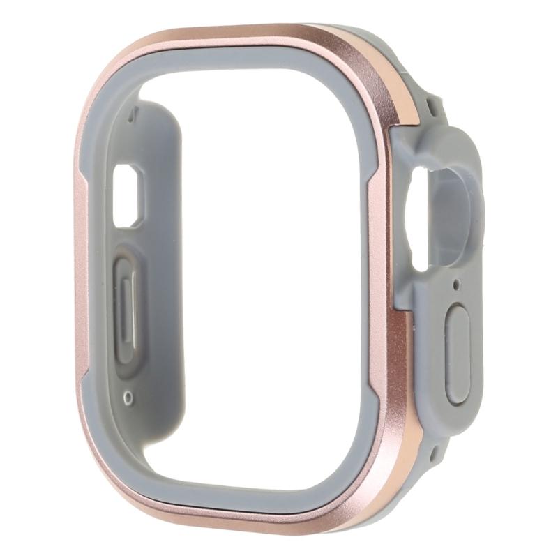 40/41/44/45mm Bumper Case Slim- Protective Cover Lightweight Aluminum & TPU Case Fitting for Watch S8/7/6/5/4/SE2