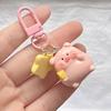 3D Pink Pig Keychain Pendant Cute Cartoon Resin Charm Key Rings Personalized Hangings Keychain for Girls and Students