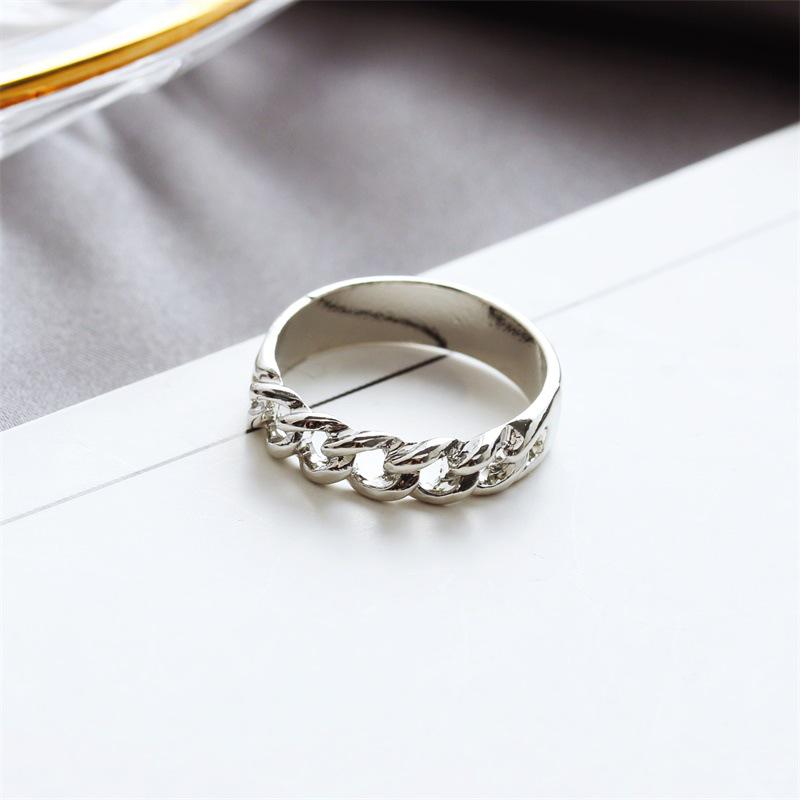 Fashion Chain Empty Ring Personality Ring Wild Fashion Accessories ADM
