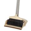 Extra Long Handle Broom and Dustpan Set for Kitchen and Outdoor Floors