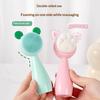 3D Double Sided Face Wash Brush Silicone Facial Cleansing Brush Manual Massage Facial Brush Soft Bristles Exfoliator