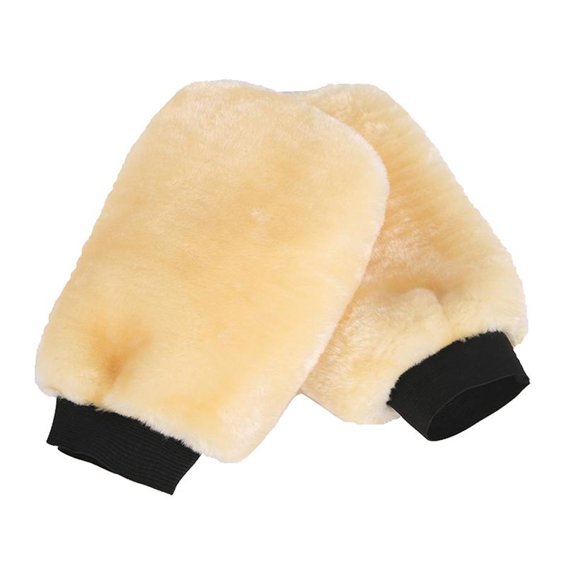 Car Cleaning Brush Cleaner Wool Soft Car Washing Gloves Cleaning Brush Motorcycle Washer Care Automotive Car Styling