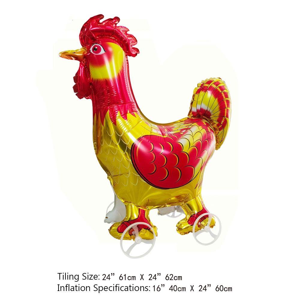 4D Design Laufballon Zeichentricktier Große Größe Zeichentrickballon Aluminiumfolie Elefant Stehballon Mit Rad