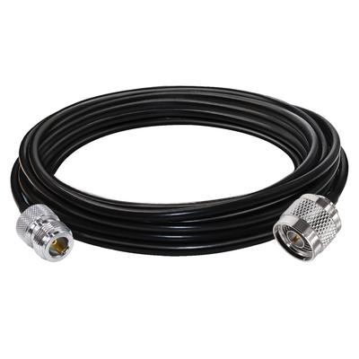 TUOLNK N Stecker auf N Buchse Low Loss HF Koaxialkabel RG58 Verlängerungskabel N Typ Kabel Stecker auf Buchse (für WLAN/Router/3G/4G/LTE-Antenne) 16.4ft (5M)
