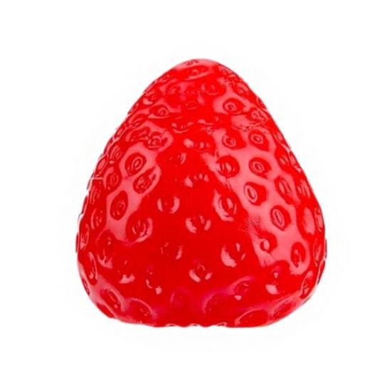 Portable Stress Relief Toy Strawberry Squeeze Toy Ball for Adults Soft TPR Fruit Finger Restlessness Reducer Fidget Focus Enhancer Party Favors