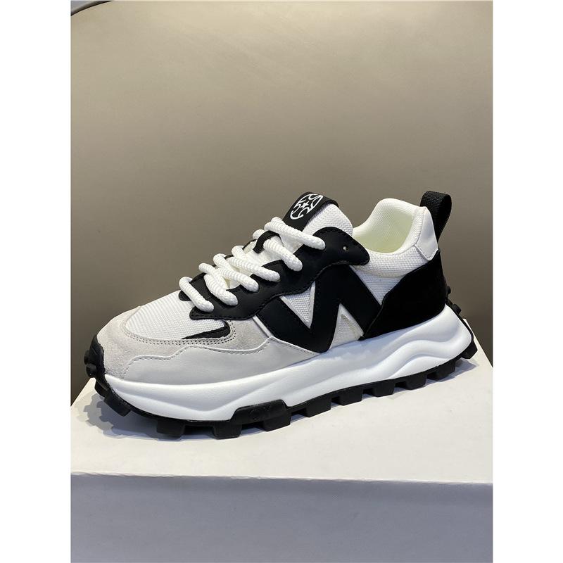 

Spring and summer new high-density mesh comfortable platform sneakers 41 standard sneaker size