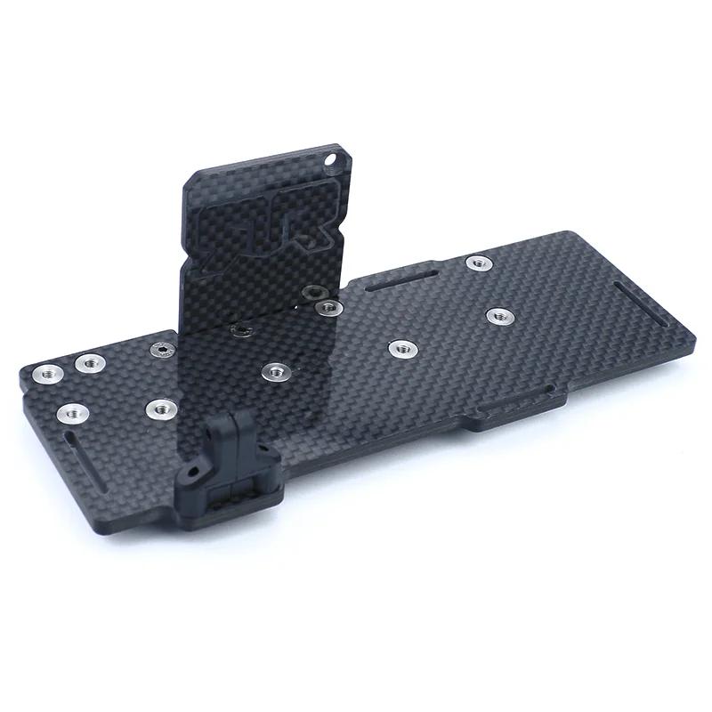 Carbon Fiber Simulation Battery Tray Set Battery Box for 1/8 ARRMA TYPHON KRATON MOJAVE NOTORIOUS Car Truck Upgrade Parts