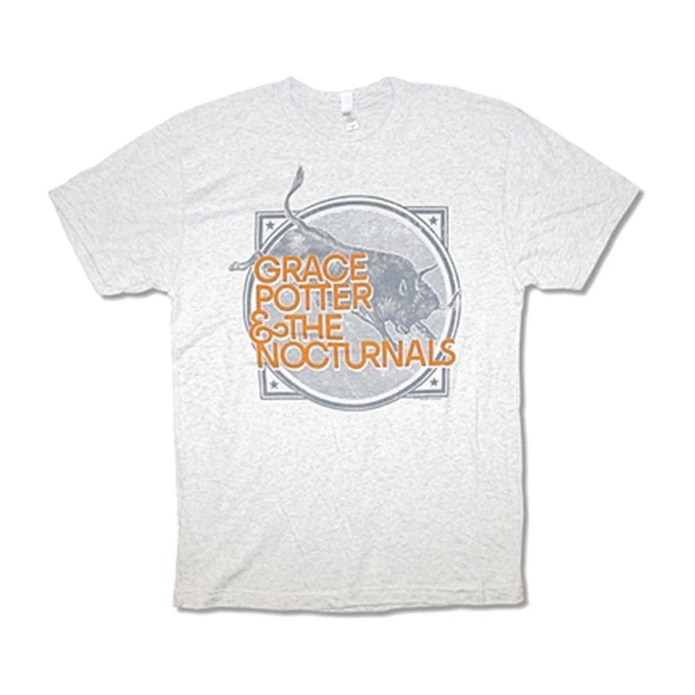 Men s Grace Potter And The Nocturnals Bull Tour Super Soft Tee T-shirt Medium L