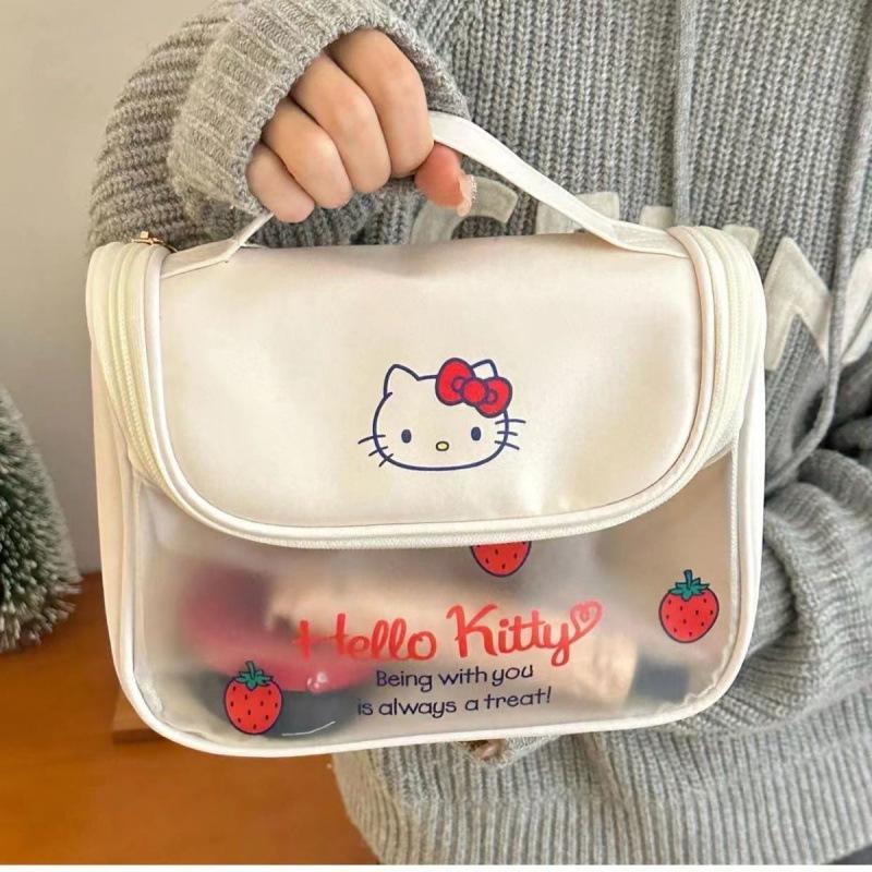 Cute Cat Toiletry & Makeup Bag - Women's Large Capacity Skincare Organizer