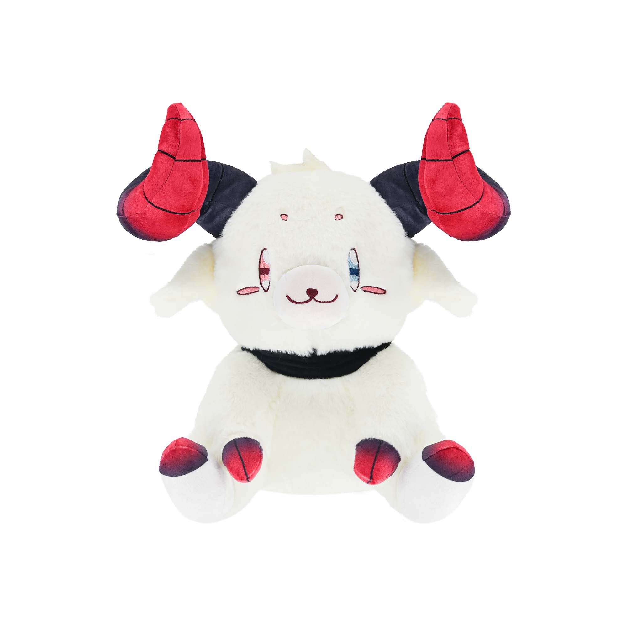 Custom Demon Horn Sheep Plush Toy  ODM Low MOQ Cute Kawaii Ram Stuffed Animal for Fans & Promotional Gifts custom