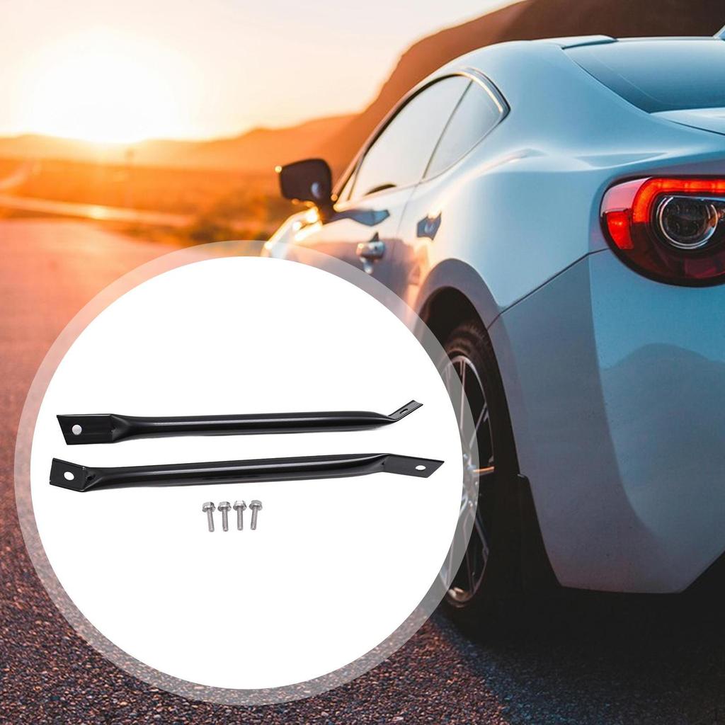 2 Pieces Crossmember Frame Brace Radiator Support Quick Installation Replace for Truck Car