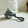 Pull Line Shark Keychain Pendant Keychain Simulation Removable Mouth Shark Abs Keychain Toy Anti-Stress Schoolbag Pendants