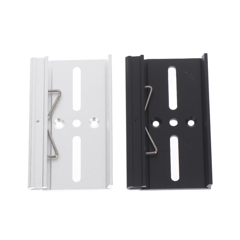 25MM 35MM 45MM Metal DIN Rail Fixed Clamp Clip Relay Mounting Buckle Simple Fixing Rack With Mounting Holes