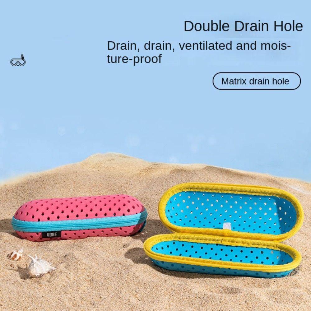 EVA Brillenhalter Antibeschlag Schutzbrillen Aufbewahrungsbox Schwimmbrillen Etui Sportausrüstung