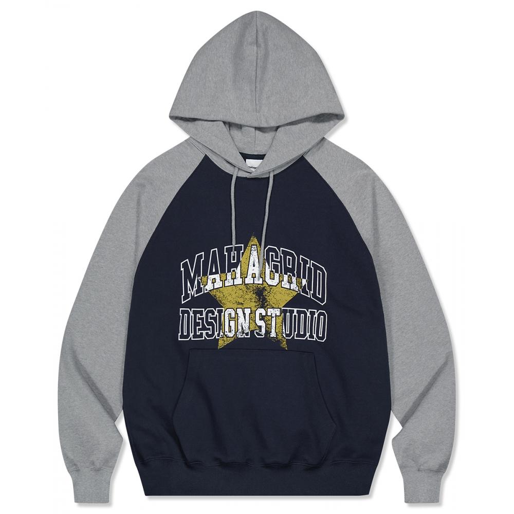 

MAHAGRID STARLIGHT 2TONE HOODIE NAVYMG2DSMM408A