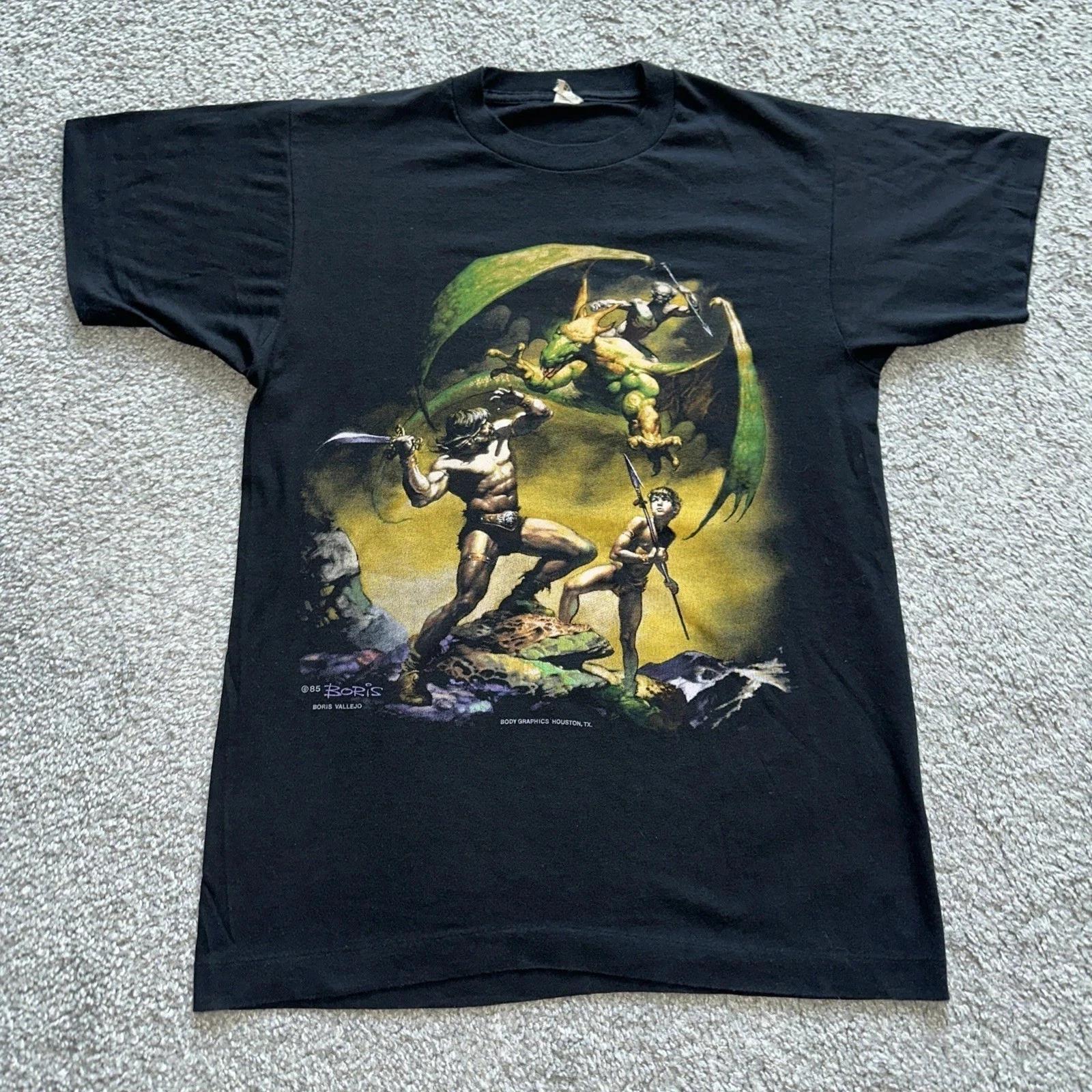 Boris Vallejo Art Fantasy Battle Scene S to 5XL Tee Shirt TU592 XXL