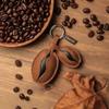Cowhide Bag Charm Exquisite Coffee Bean String Pendant Keychain All-match Cute Backpack Pendant Bags Accessories Handbag