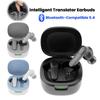 Real Time AI Translator Earbuds Bluetooth-Compatible 5.4 Noise Cancelling Two-Way Voice Translator Waterproof Translator Headset