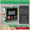 0-90° Laser Digital Protractor Inclinometer Laser USB Chargable  Level Ruler Magnetic Base Goniometer Magnet Angle Finder Tool