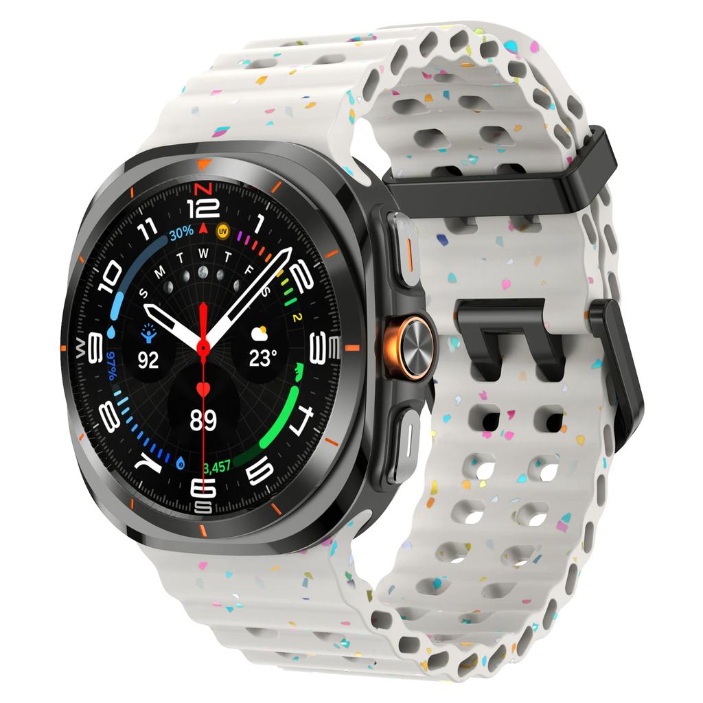 Silicone Breathable Strap For Samsung Galaxy Watch Ultra 47mm Marine Wristband Bracelet Galaxy Watch Ultra(2025) 47mm  Watchband