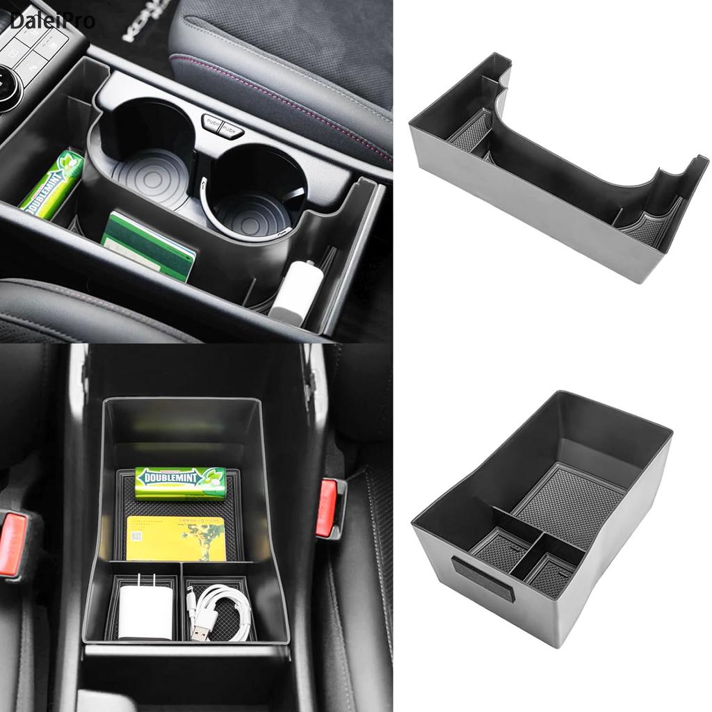 For Kona Hybrid SX2 2024 2025 Centre Console Storage Box Glasses Storage Box Cup Holder Phone Car Organiser Tray Car Accessories