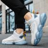 Fashion Fashion Men's Shoes New Comfortable Outdoor Breathable Lace Up Thick Sole Casual Trend Running Basketball Sports Shoes 2024
