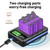 2400mAh High Capacity For Insta360 Ace Pro Ace Battery+3-Slot LED Fast Charger For Insta 360 Ace Pro 2 Action Camera Accessories
