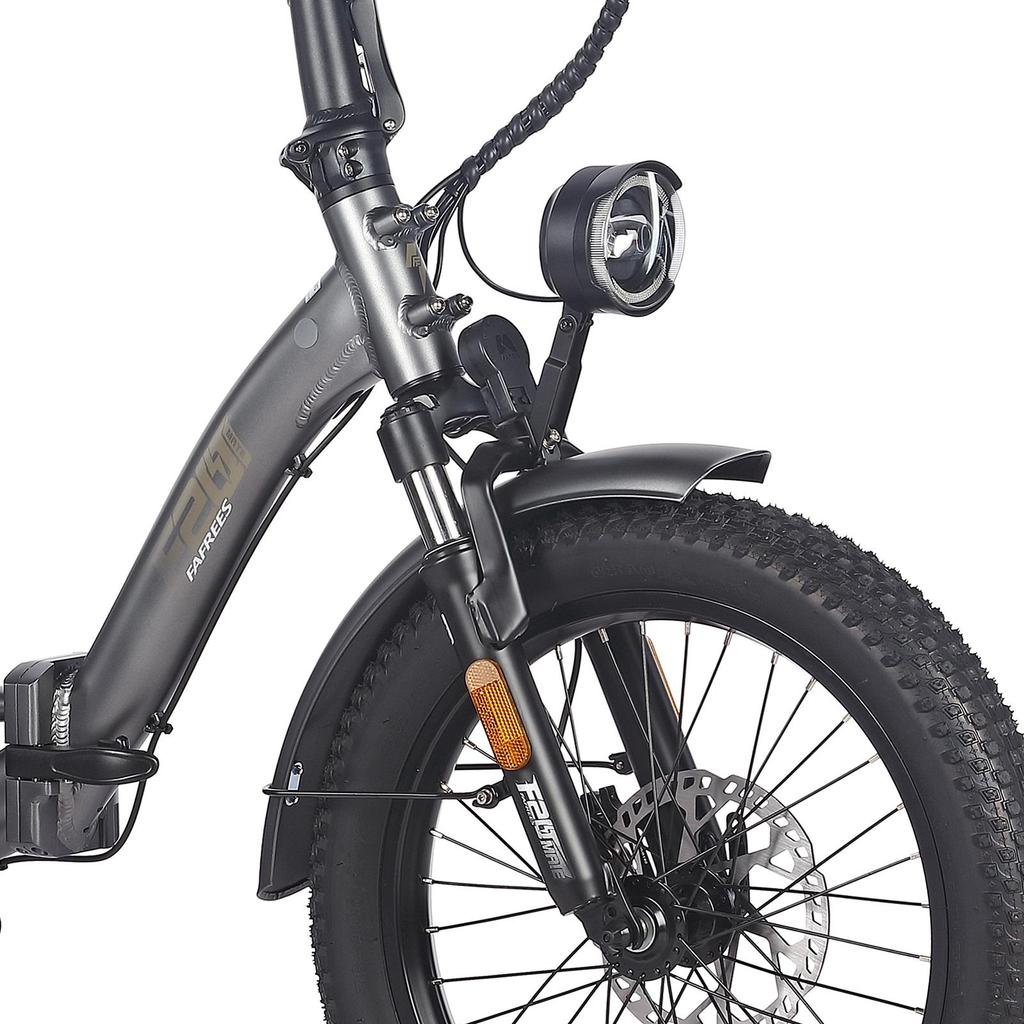 FAFREES F20 Mate L2E-P certified,20x3.0" folding electric cargo tricycle,48V 23.45ah,500W,3 riding modes,maximum assisted range of up to 125km.