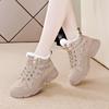 Fashion Winter Sneakers Women Lace Up Platform Sports Shoes Woman Thick Plush Warm Shoes
