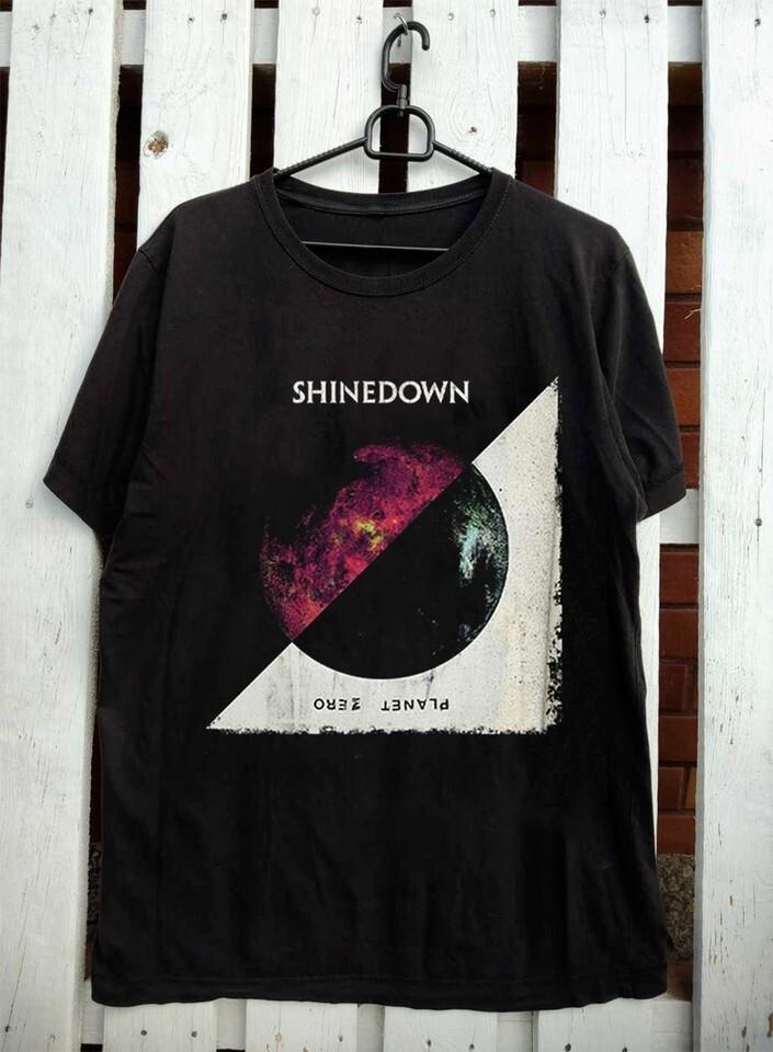 NEW Shinedown Planet Zero Album Black All Size T-Shirt AR874 M