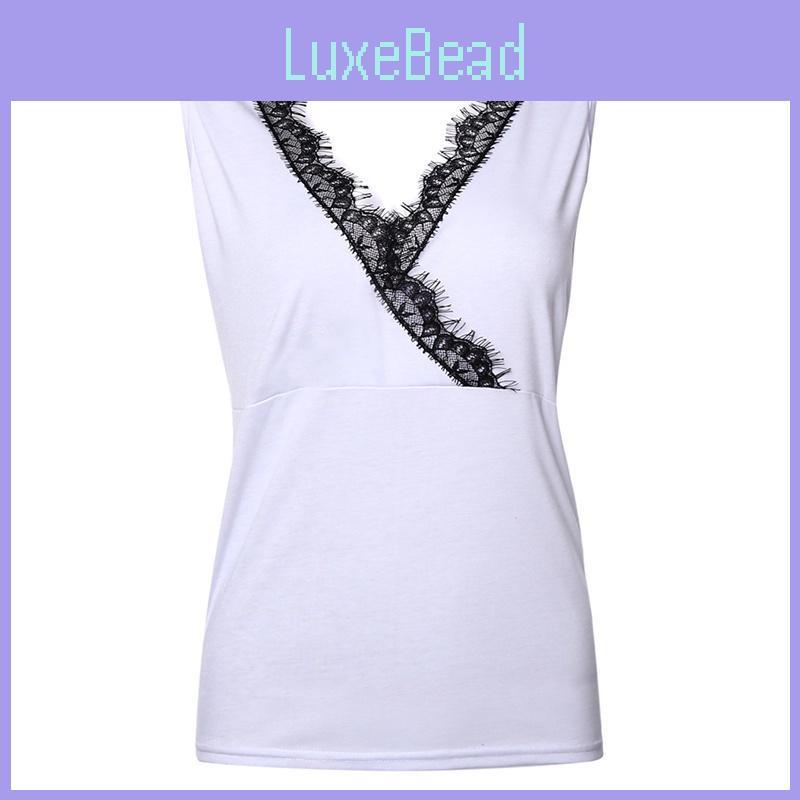Breathable Sexy Lace Women Vest Tops V-neck Sleeveless Summer Tank Blouse For Everyday Wear