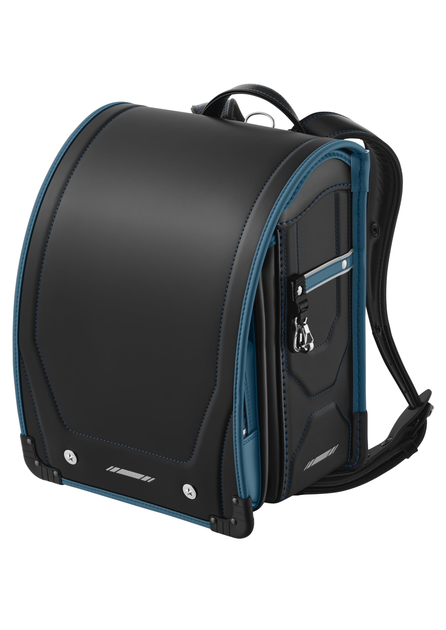 

Angel Wings Sugo Strong Skater School Bag for Boys 2025 Model Black x Ash Blue [Seiban]