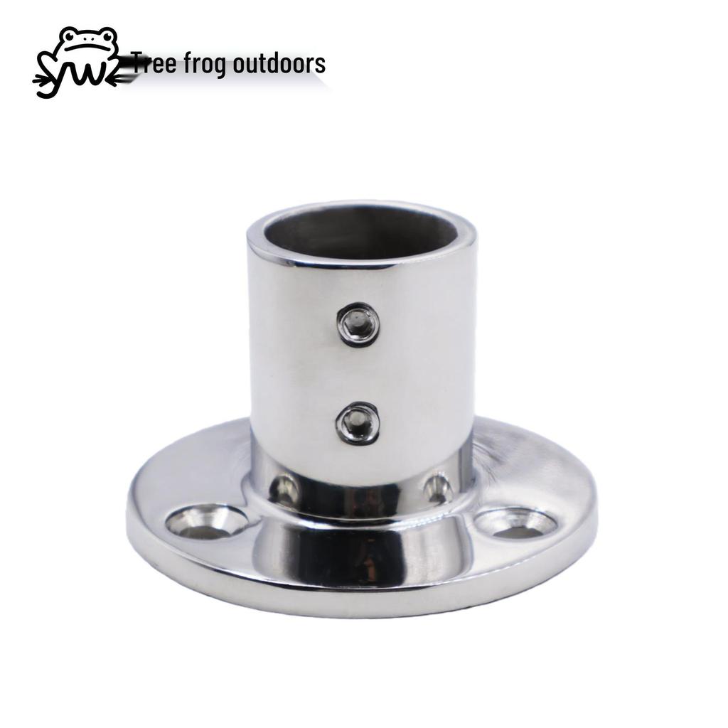 316 Stainless Steel Marine 90° Flange Base Tube Awning Hardware