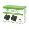 Prolongateur Audio-vidéo - Techly - Extender HDMI Full HD 3D - 60 M - Noir - Connecteur HDMI