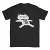 A Loose Casual Short-sleeved T-shirt with Maneki Neko Prints for Summer and Autumn 2025 a Trendy Top for Both Men and Women