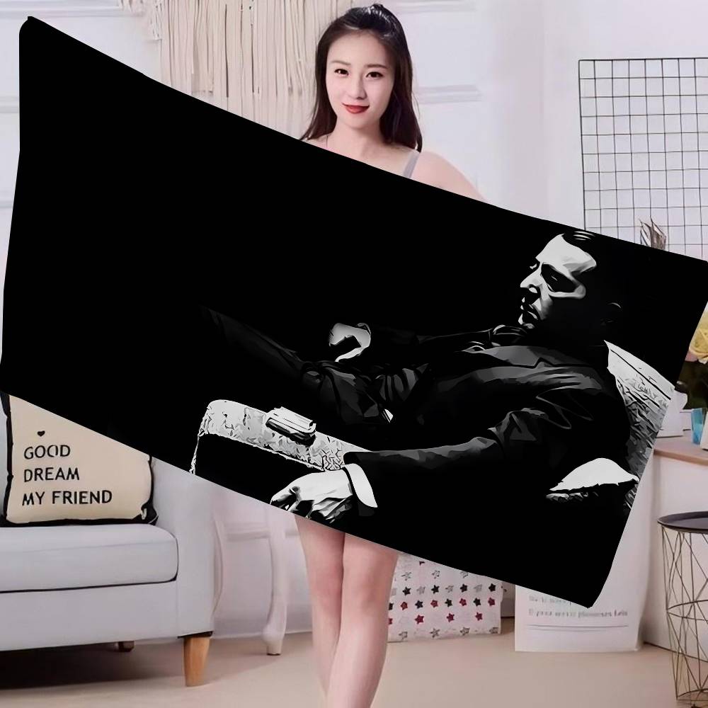 Classic Movie G-Godfather Microfiber Printed Beach Towel Mountain Climbing Yoga Beach Swimming Running Absorbent Soft Towel