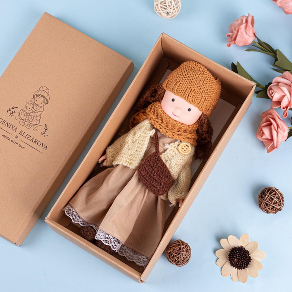 Native Waldorf Doll Kawaii Handmade Doll Toy Kids Toy Cartoon Plush Stuffed Doll  Children's Gift