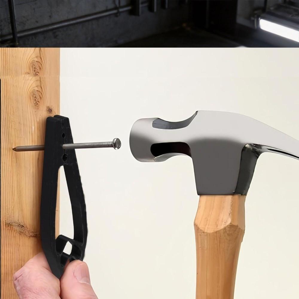 Ergonomic Nail Fixer Tool Plastic Anti-Smashing Finger Tool Nail Holder Pliers  For Maintenance