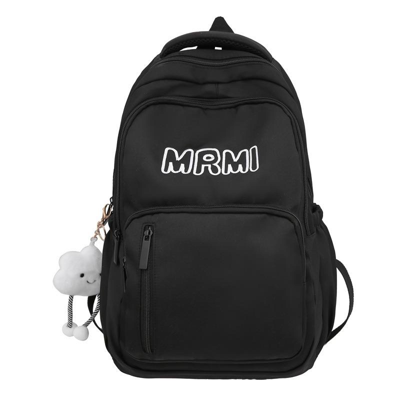 Student schoolbag women's high value durable light niche trend backpack men's simple high school backpack tide