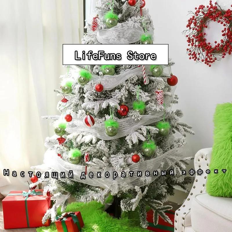 Christmas Elf Ornaments Set 6 cm Diameter Pack of 12