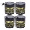 Decorative Solar Fence Lights Wall Light, 7 Color Changing Outdoor Projection Light With Projected Patterns Lamp, Waterproof Garden Lamp for