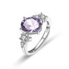 Women's Sapphire Ring With Colorful Ruby And Emerald Adjustable Band Fashion Jewelry Accessory For Her