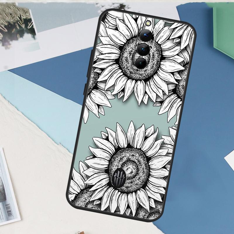 Sunflower Case For ZTE Nubia Red Magic 8S 9S 10S 10 9 8 11 Pro Plus 6 7 6S 7S Pro 5G 6R 10 Air Cover