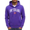 Switzerland Cross Printing Hoody Men Hip Hop Fleece Hoodies Casual Oversized Man Pullovers Comfortable Pocket Sportswear